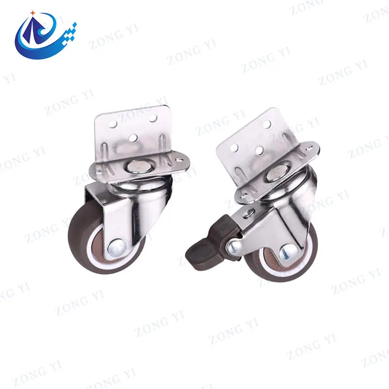 Apakah fungsi utama dan faedah Ubap U Swivel Brake Casters With Fixing Plates?